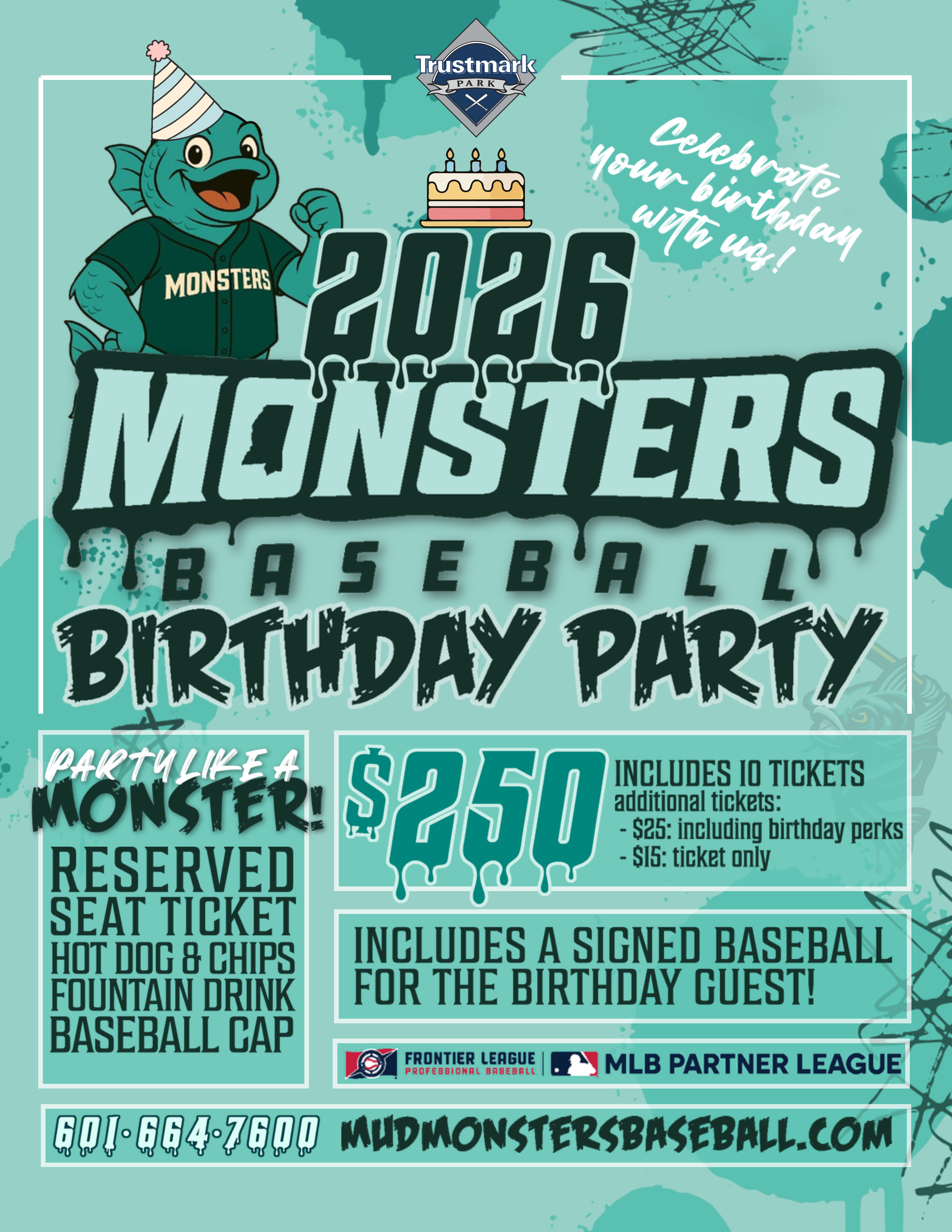 Mississippi Mud Monsters Birthday Party